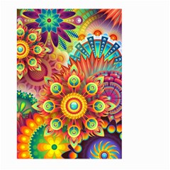 Colorful Abstract Background Colorful Large Garden Flag (two Sides) by Nexatart