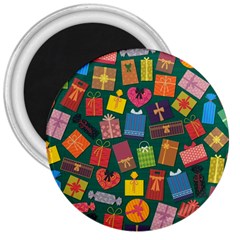 Presents Gifts Background Colorful 3  Magnets by Nexatart