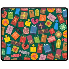 Presents Gifts Background Colorful Fleece Blanket (medium)  by Nexatart