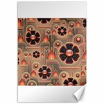 Background Floral Flower Stylised Canvas 12  x 18   11.88 x17.36  Canvas - 1