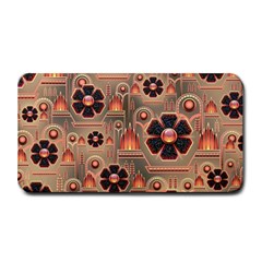 Background Floral Flower Stylised Medium Bar Mats by Nexatart