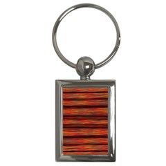 Colorful Abstract Background Strands Key Chains (rectangle) 