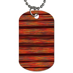 Colorful Abstract Background Strands Dog Tag (Two Sides)