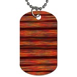 Colorful Abstract Background Strands Dog Tag (Two Sides) Front