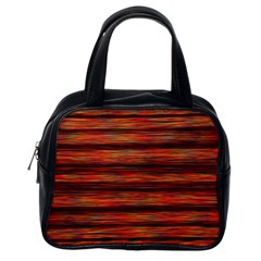 Colorful Abstract Background Strands Classic Handbags (One Side)