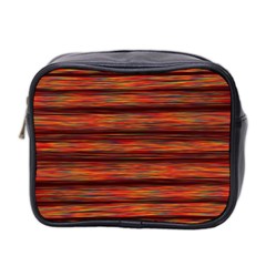 Colorful Abstract Background Strands Mini Toiletries Bag 2-Side