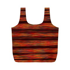 Colorful Abstract Background Strands Full Print Recycle Bags (M) 