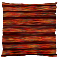 Colorful Abstract Background Strands Large Flano Cushion Case (Two Sides)