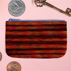 Colorful Abstract Background Strands Large Coin Purse