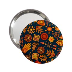 Pattern Background Ethnic Tribal 2 25  Handbag Mirrors by Nexatart