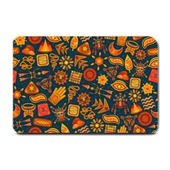 Pattern Background Ethnic Tribal Small Doormat  by Nexatart