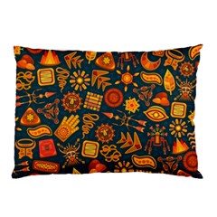 Pattern Background Ethnic Tribal Pillow Case by Nexatart