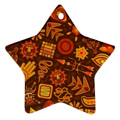 Pattern Background Ethnic Tribal Ornament (star) by Nexatart