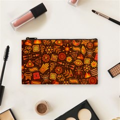 Pattern Background Ethnic Tribal Cosmetic Bag (small) 