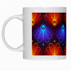 Background Colorful Abstract White Mugs by Nexatart