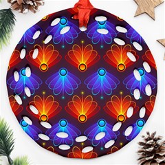 Background Colorful Abstract Ornament (round Filigree) by Nexatart