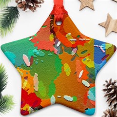 Background Colorful Abstract Ornament (star)