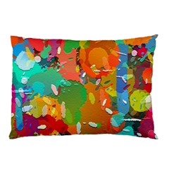 Background Colorful Abstract Pillow Case (two Sides) by Nexatart