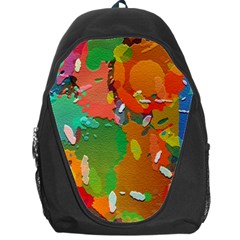 Background Colorful Abstract Backpack Bag by Nexatart