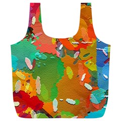 Background Colorful Abstract Full Print Recycle Bags (l)  by Nexatart