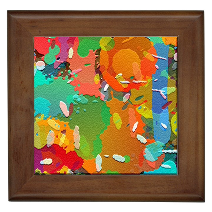 Background Colorful Abstract Framed Tiles