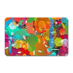 Background Colorful Abstract Magnet (rectangular) by Nexatart