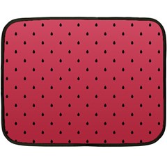 Watermelon Minimal Pattern Fleece Blanket (mini) by jumpercat