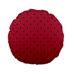 Watermelon Minimal Pattern Standard 15  Premium Round Cushions by jumpercat