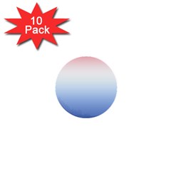 Red And Blue 1  Mini Buttons (10 Pack)  by jumpercat