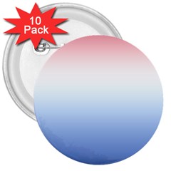 Red And Blue 3  Buttons (10 Pack)  by jumpercat