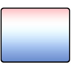 Red And Blue Fleece Blanket (medium)  by jumpercat