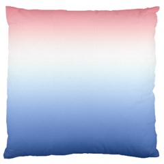 Red And Blue Large Cushion Case (two Sides) by jumpercat