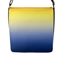 Sun Goes Down Flap Messenger Bag (l)  by jumpercat