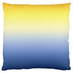 Sun Goes Down Large Flano Cushion Case (two Sides) by jumpercat