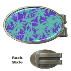 Electric Palm Tree Money Clips (oval)  by jumpercat