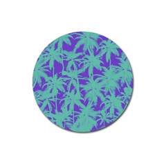 Electric Palm Tree Magnet 3  (round) by jumpercat