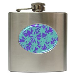 Electric Palm Tree Hip Flask (6 Oz) by jumpercat