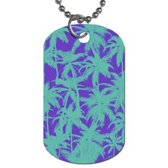 Electric Palm Tree Dog Tag (two Sides) by jumpercat