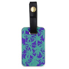 Electric Palm Tree Luggage Tags (one Side)  by jumpercat