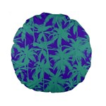 Electric Palm Tree Standard 15  Premium Round Cushions Back