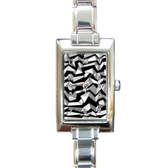 Polynoise Lowpoly Rectangle Italian Charm Watch by jumpercat