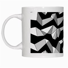 Polynoise Lowpoly White Mugs by jumpercat