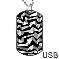 Polynoise Lowpoly Dog Tag Usb Flash (one Side) by jumpercat