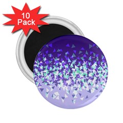 Purple Disintegrate 2 25  Magnets (10 Pack)  by jumpercat