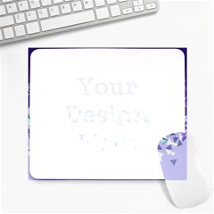 Purple Disintegrate Large Mousepads by jumpercat