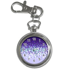 Purple Disintegrate Key Chain Watches by jumpercat