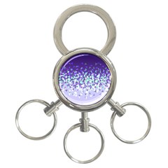 Purple Disintegrate 3-ring Key Chains by jumpercat