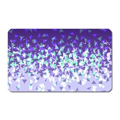 Purple Disintegrate Magnet (rectangular) by jumpercat