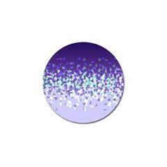 Purple Disintegrate Golf Ball Marker by jumpercat