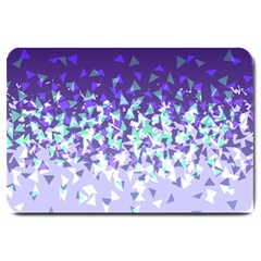 Purple Disintegrate Large Doormat  by jumpercat